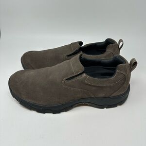 L.L. Bean Taupe Vibram Arctic Grip Tek 2.5 Slip On shoe Hiking Men's 13M